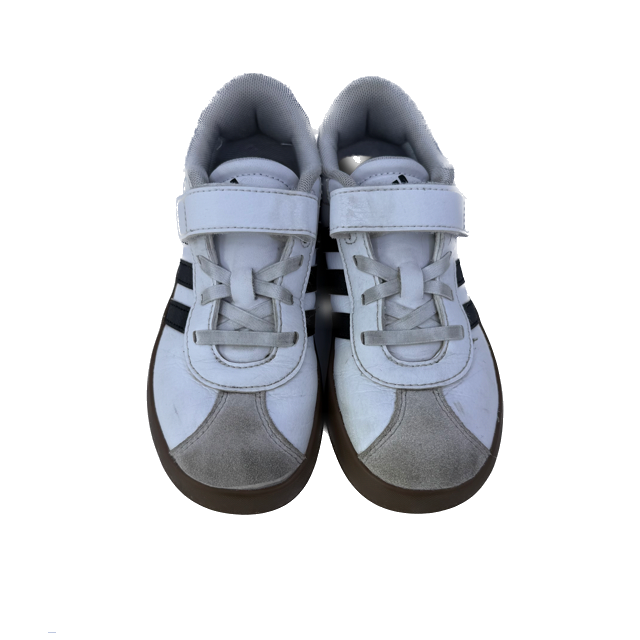 Adidas Unisex White | Black Sneakers Size: 13 Toddler White | Black
