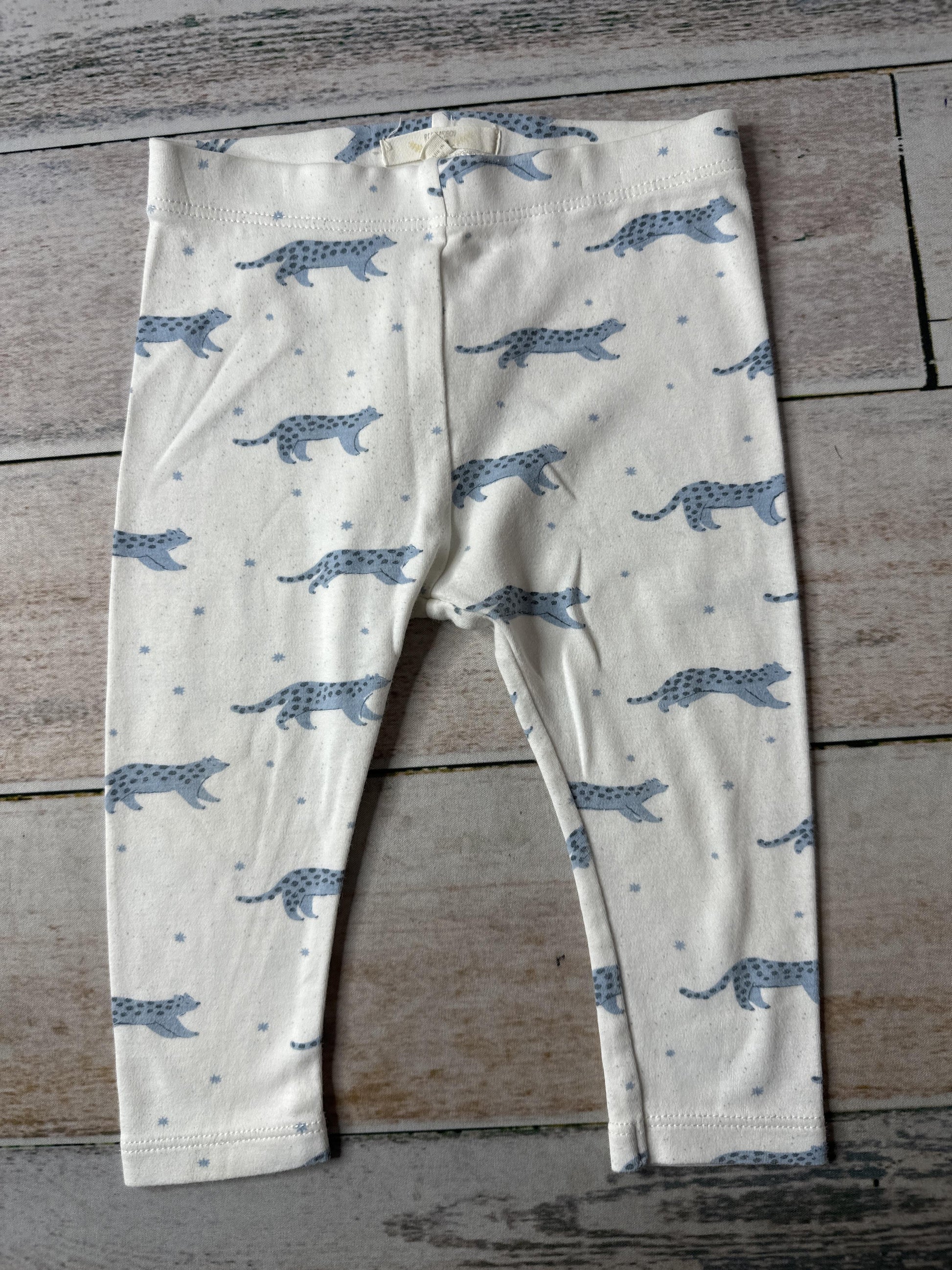 Red Caribou Boys White | Blue | animals Pants Size: 12-18 months White | Blue | animals