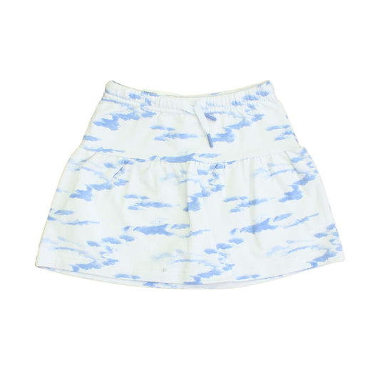 Rockets Of Awesome Girls White | Blue | Clouds Skirt Size: 6 Years