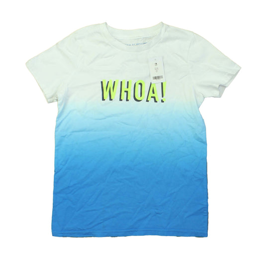 Rockets Of Awesome Boys White | Blue | Ombre T-Shirt Size: 8 Years