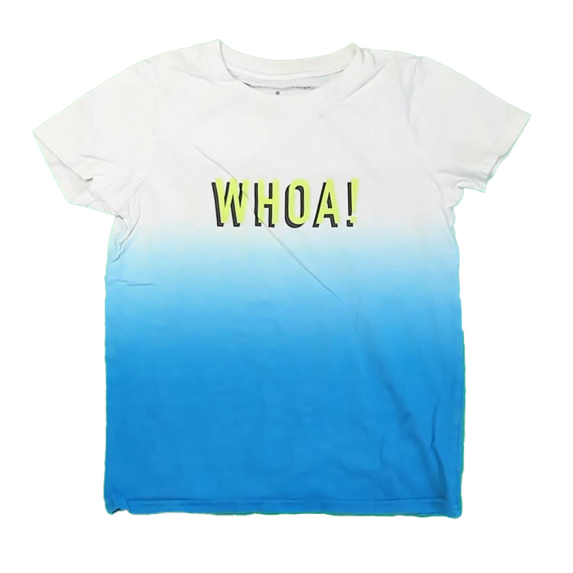 Rockets Of Awesome Boys White | Blue | Ombre T-Shirt Size: 8 Years White | Blue | Ombre