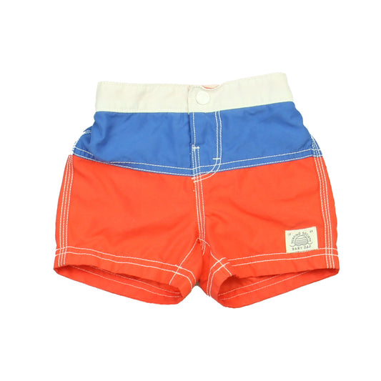 Gap Boys White | Blue | Orange Trunks Size: 6-12 Months White | Blue | Orange
