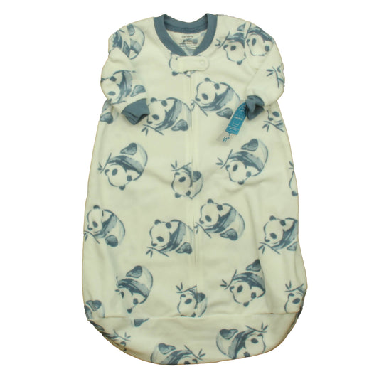 Carter's Boys White | Blue Panda Sleepsack Size: 0-3 Months White | Blue Panda