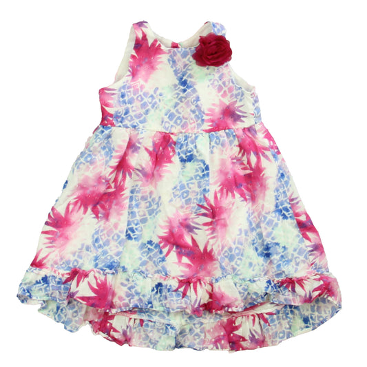 Penelope Mack Girls White | Blue | Pink Dress Size: 2T White | Blue | Pink