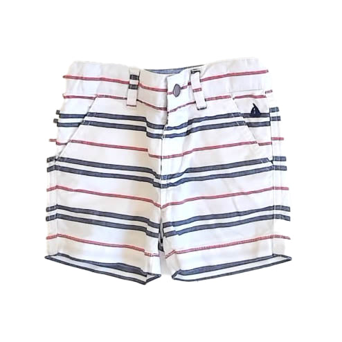 Mayoral Boys White | Blue | Red Shorts Size: 6 Months White | Blue | Red