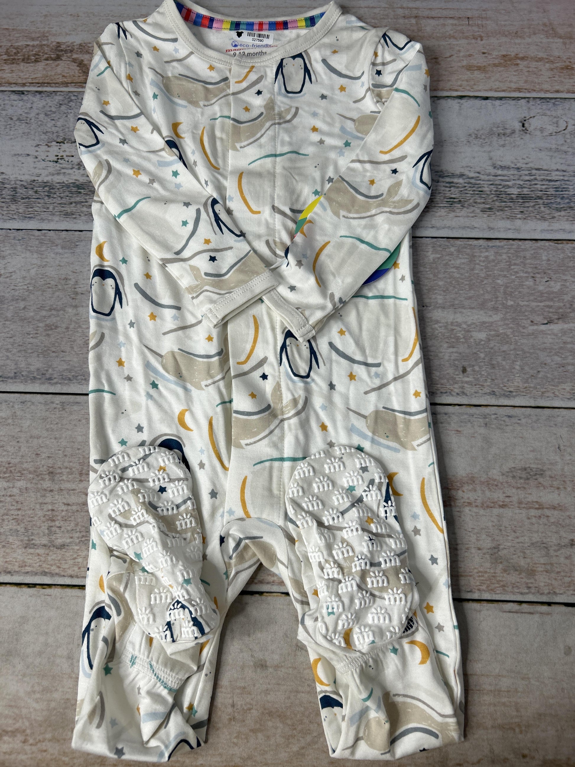 Magnetic Me Unisex White | Blue | Sea Animals Pajamas Size: 9-12 Months White | Blue | Sea Animals