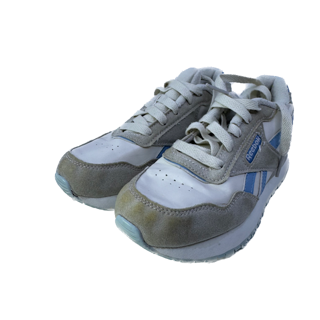 Reebok Girls White | Blue Sneakers Size: 1 Youth White | Blue