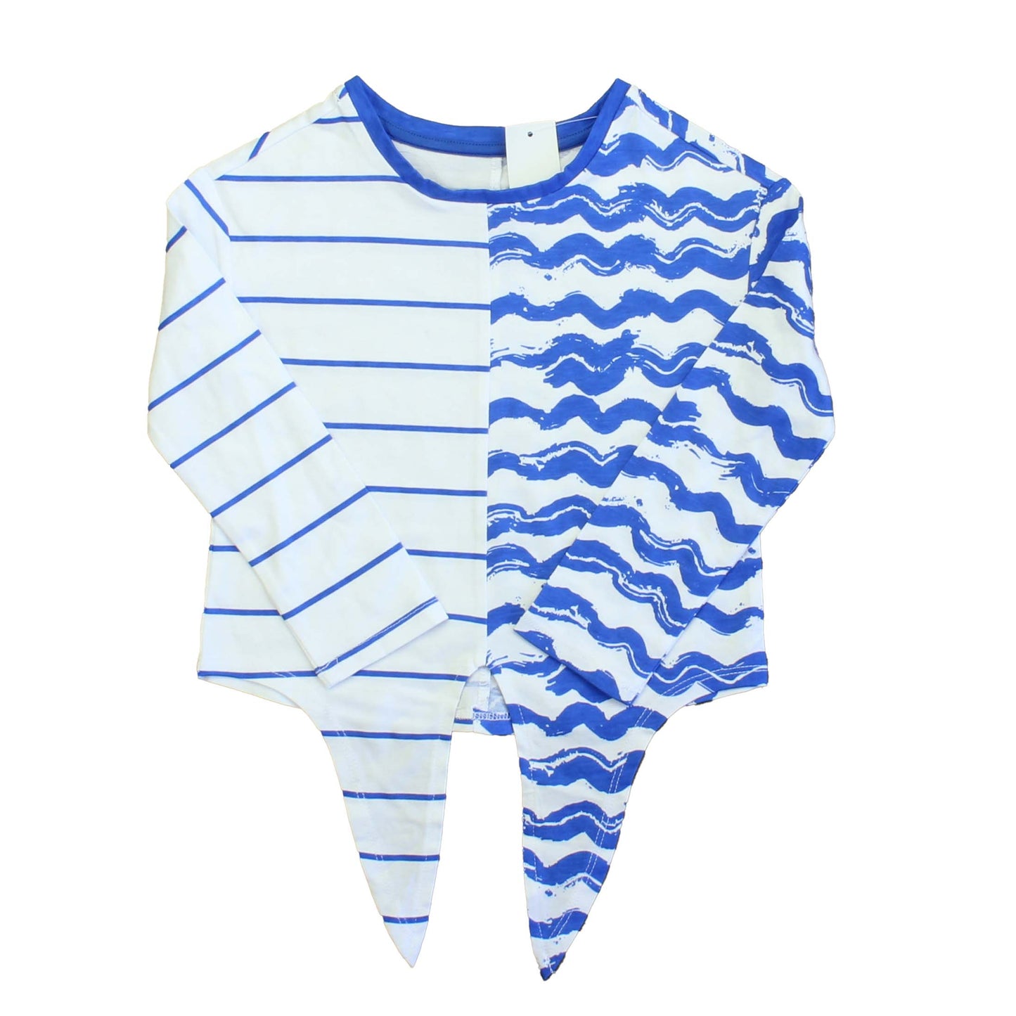 Rockets Of Awesome Girls White | Blue Long Sleeve T-Shirt Size: 3T White | Blue