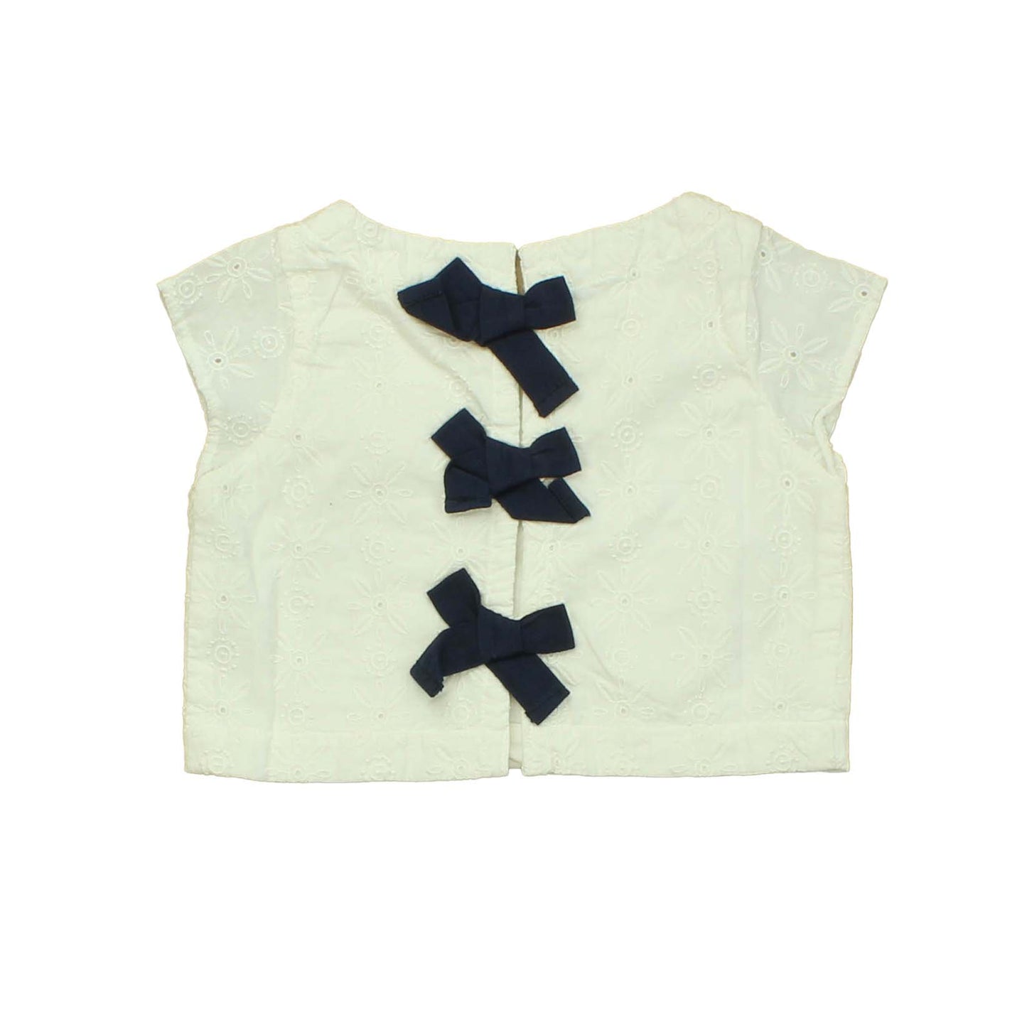 Hatley Girls White | Blue Blouse Size: 2T White | Blue