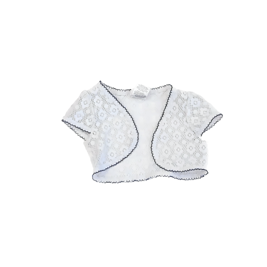 Nannette Kids Girls White | Blue Cardigan Size: 4T White | Blue