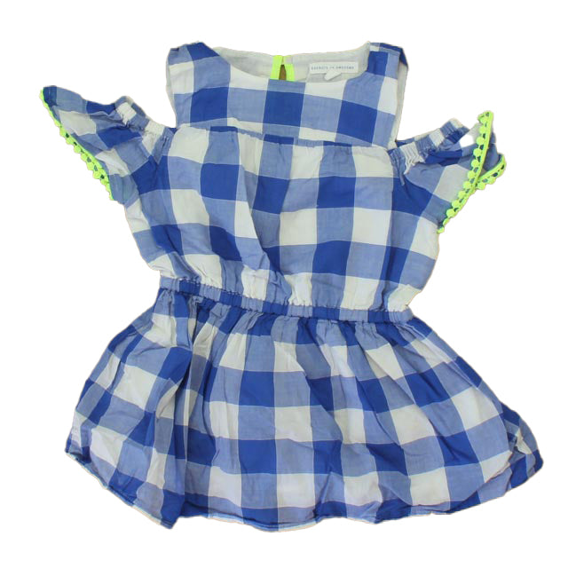 Rockets Of Awesome Girls White | Blue Dress Size: 3T White | Blue