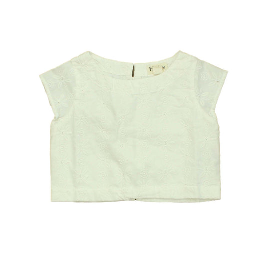 Hatley Girls White | Blue Blouse Size: 2T White | Blue