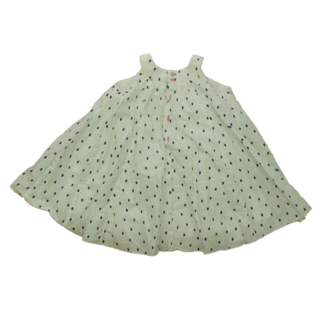 Deux par deux Girls White | Blue Dress Size: 3T White | Blue