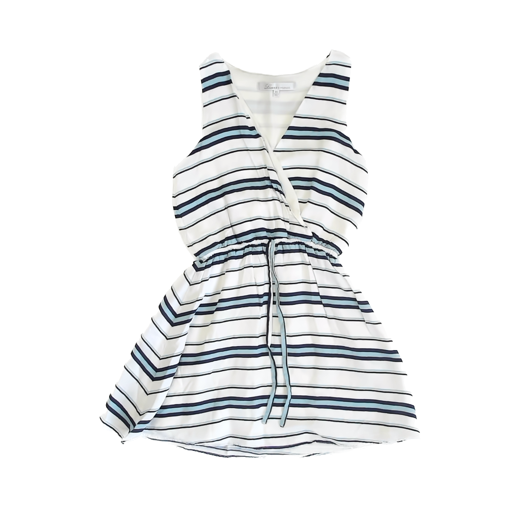 Lovers + Friends Girls White | Blue Dress Size: Adult XS White | Blue