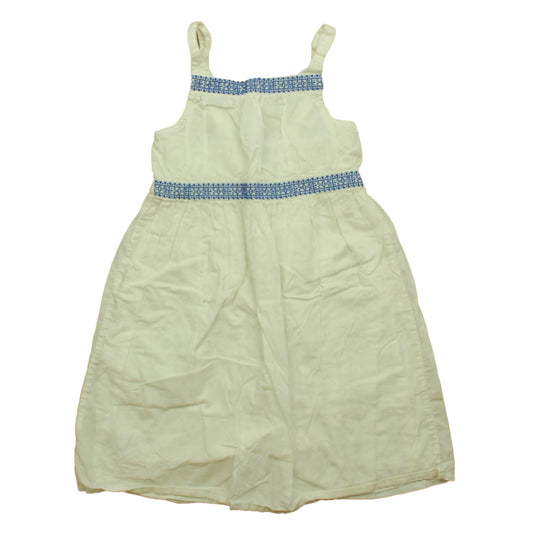 Tea Girls White | Blue Dress Size: 6 Years White | Blue