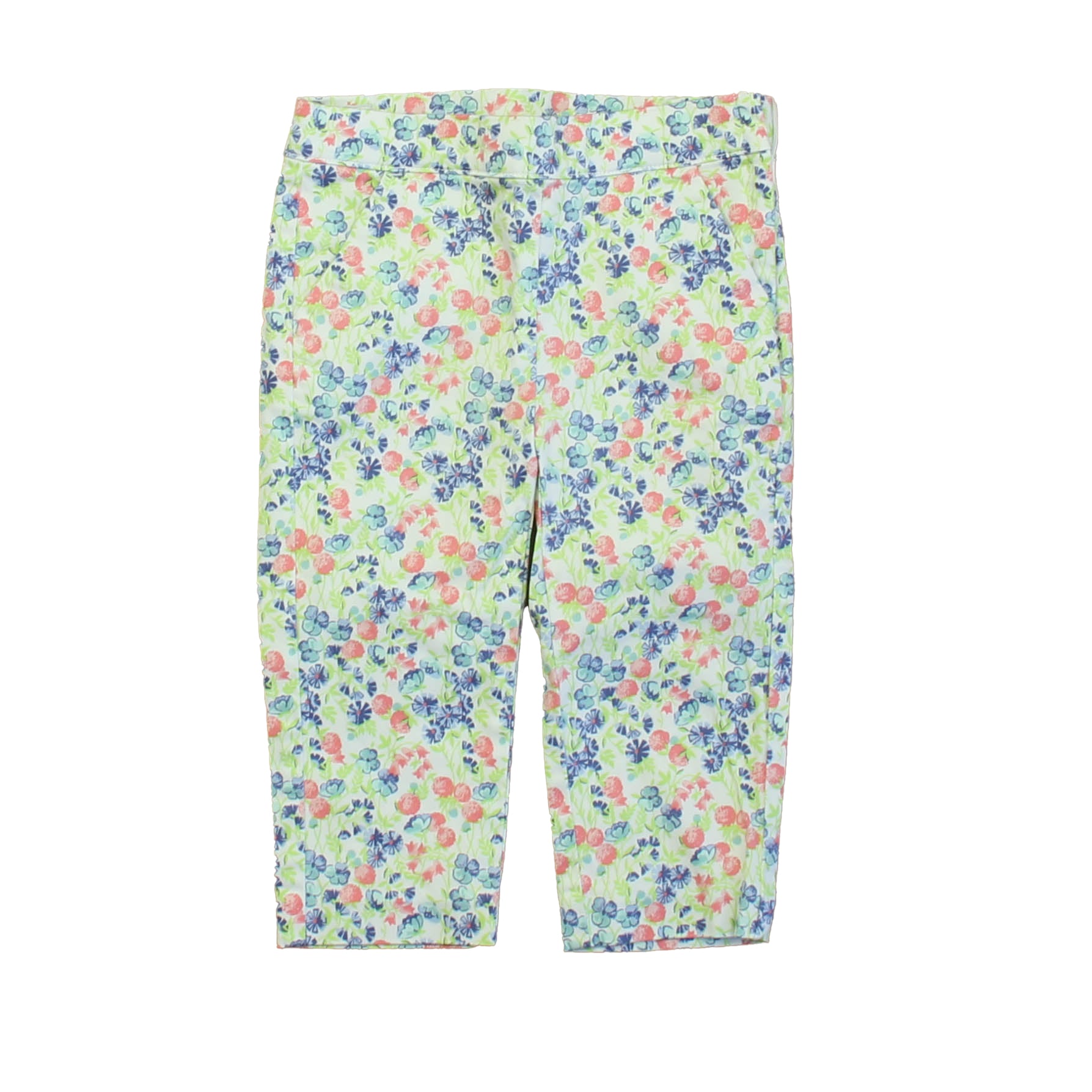 Janie and Jack Girls White | Blue Pants Size: 2T White | Blue