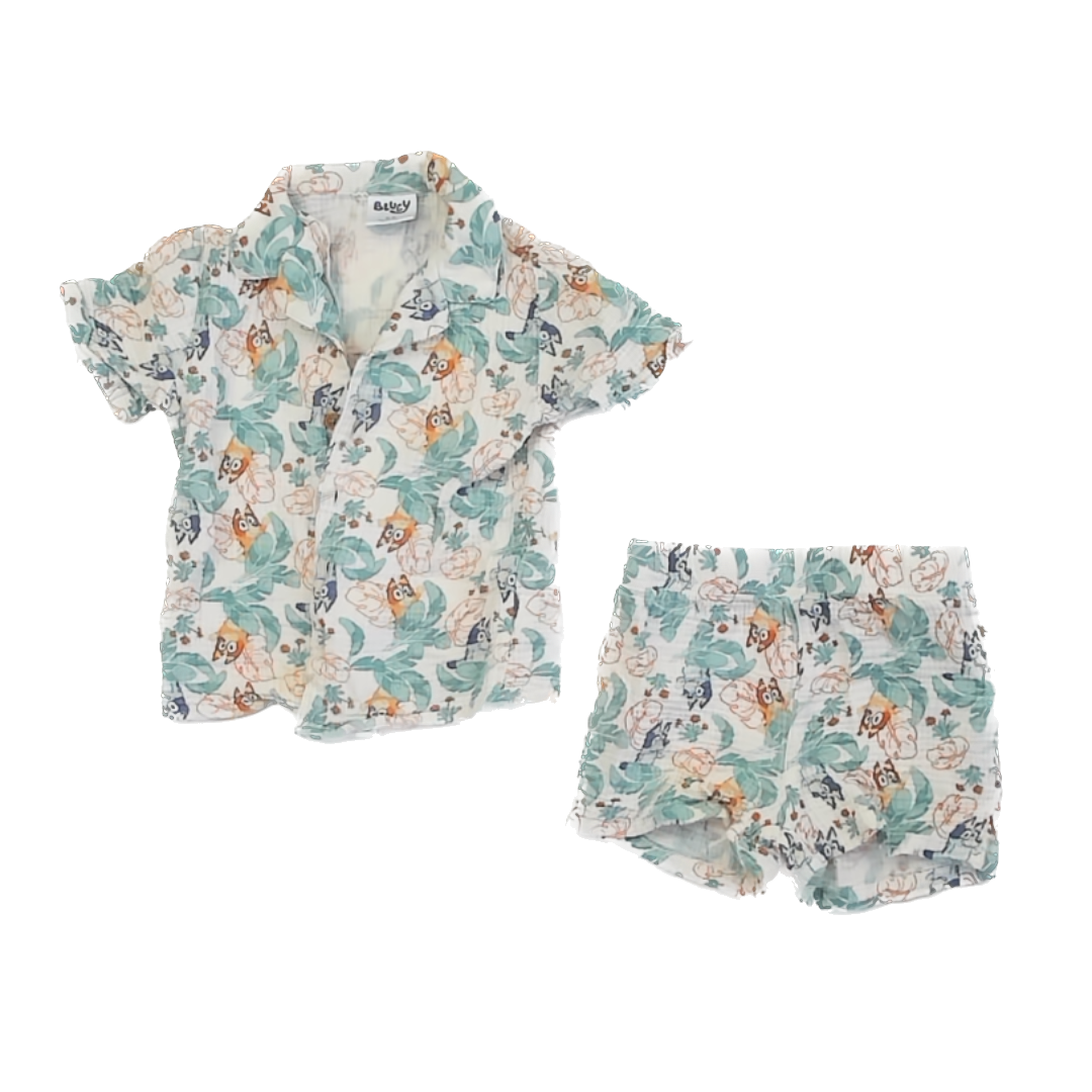 Bluey Boys White | Bluey Apparel Sets Size: 5T White | Bluey