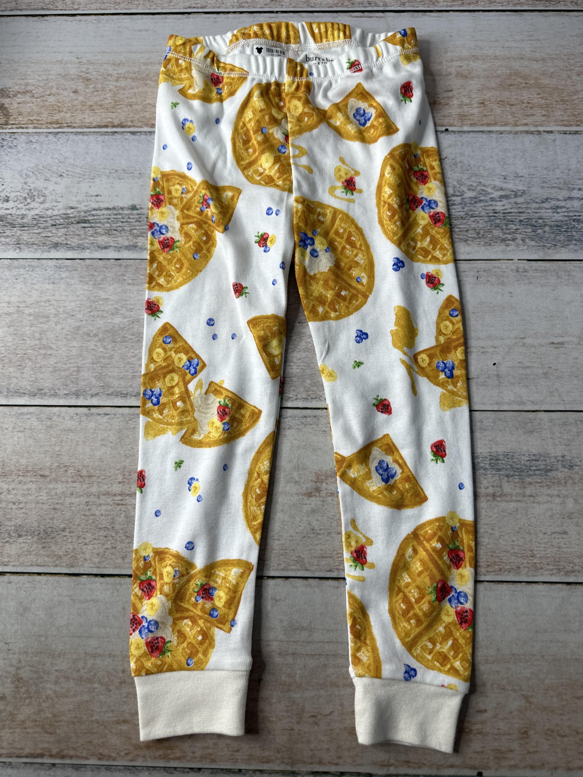 Burt's Bees Unisex White | Breakfast Pajamas Size: 3T White | Breakfast