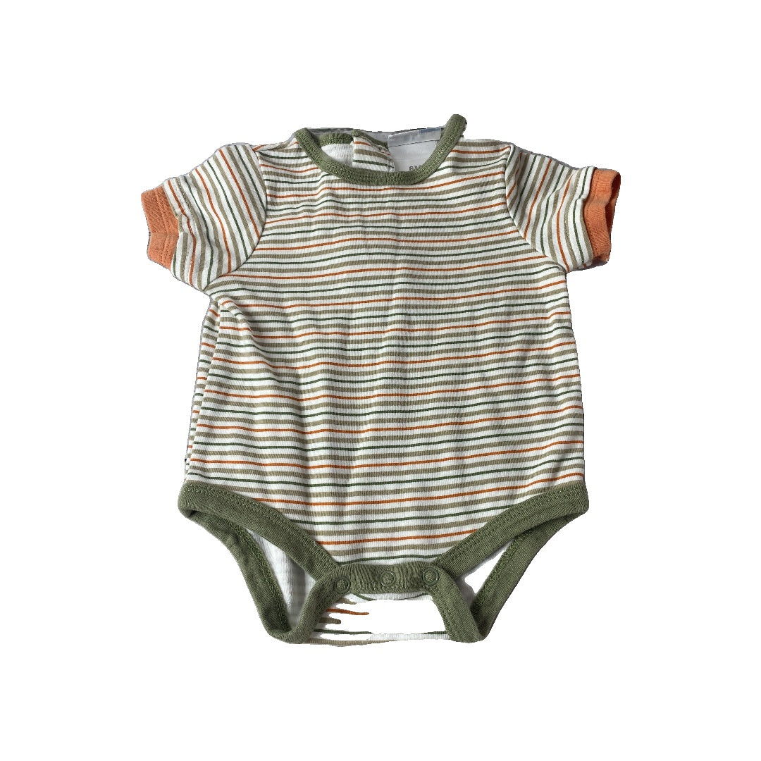 Vitamins Baby Boys White | Brown | green | orange Onesie Size: 6 months White | Brown | green | orange