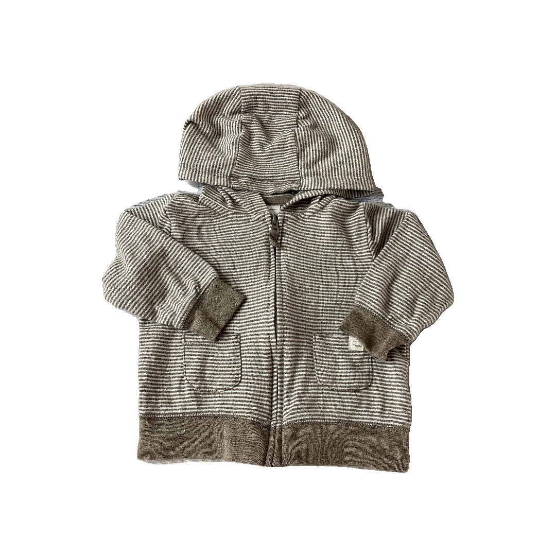 Carters Boys White | Brown | Striped Sweater Size: 9 months White | Brown | Striped