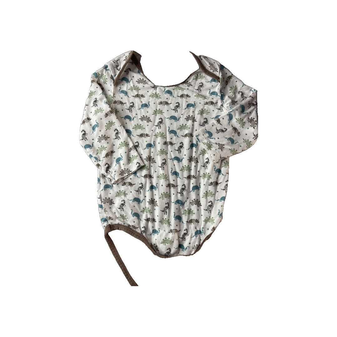 Magnetic Me Boys White | Brown | Teal Onesie Size: 9-12 Months White | Brown | Teal