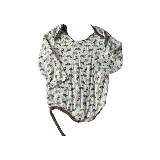 Magnetic Me Boys White | Brown | Teal Onesie Size: 9-12 Months White | Brown | Teal