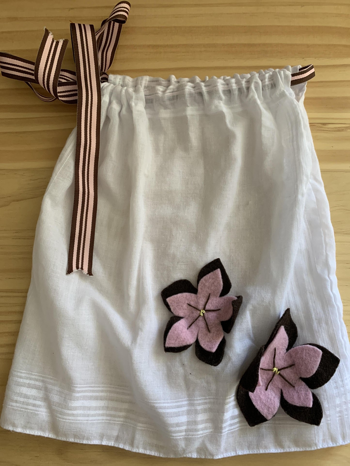 Girls White | Brown Dress Size: 24 months White | Brown