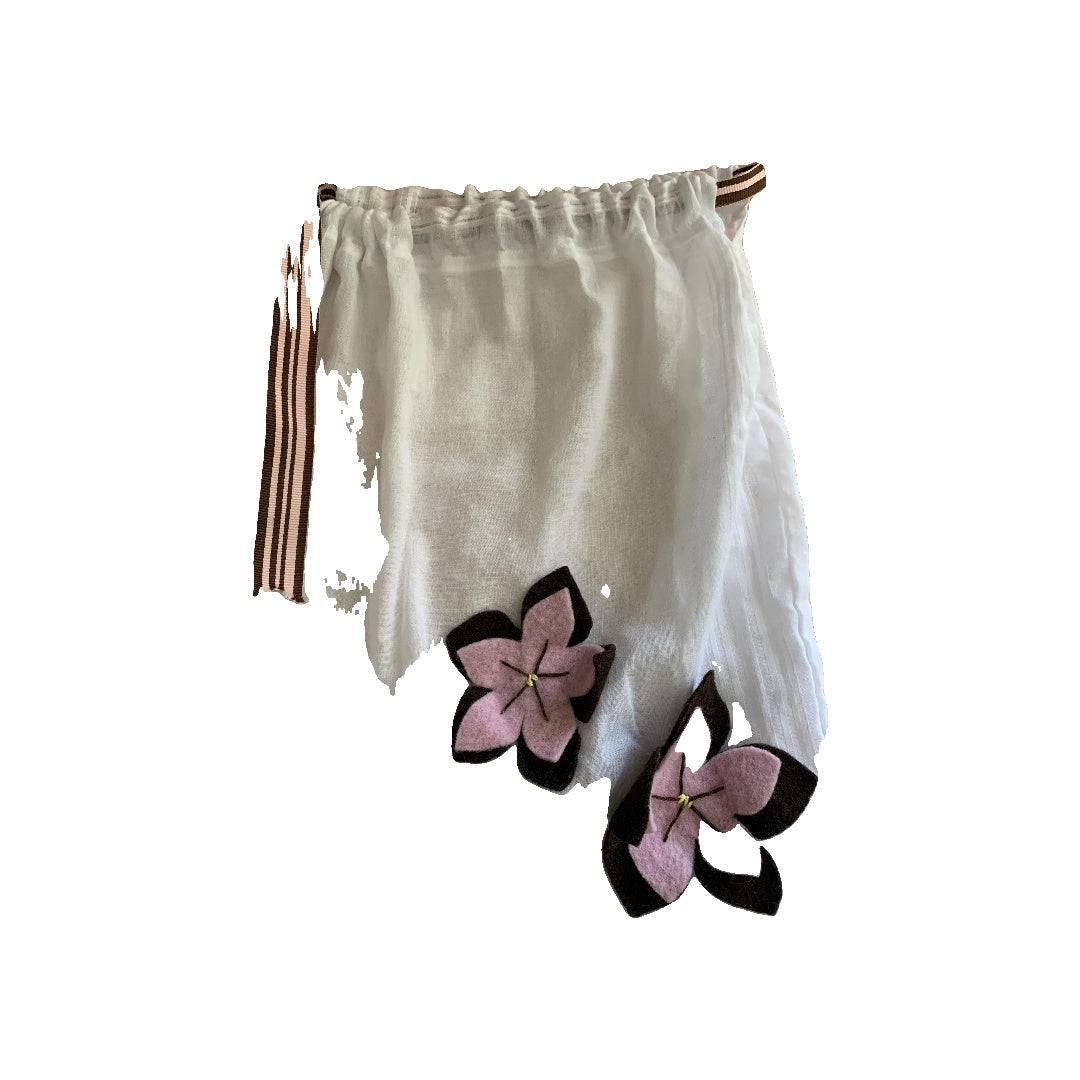 Girls White | Brown Dress Size: 24 months White | Brown