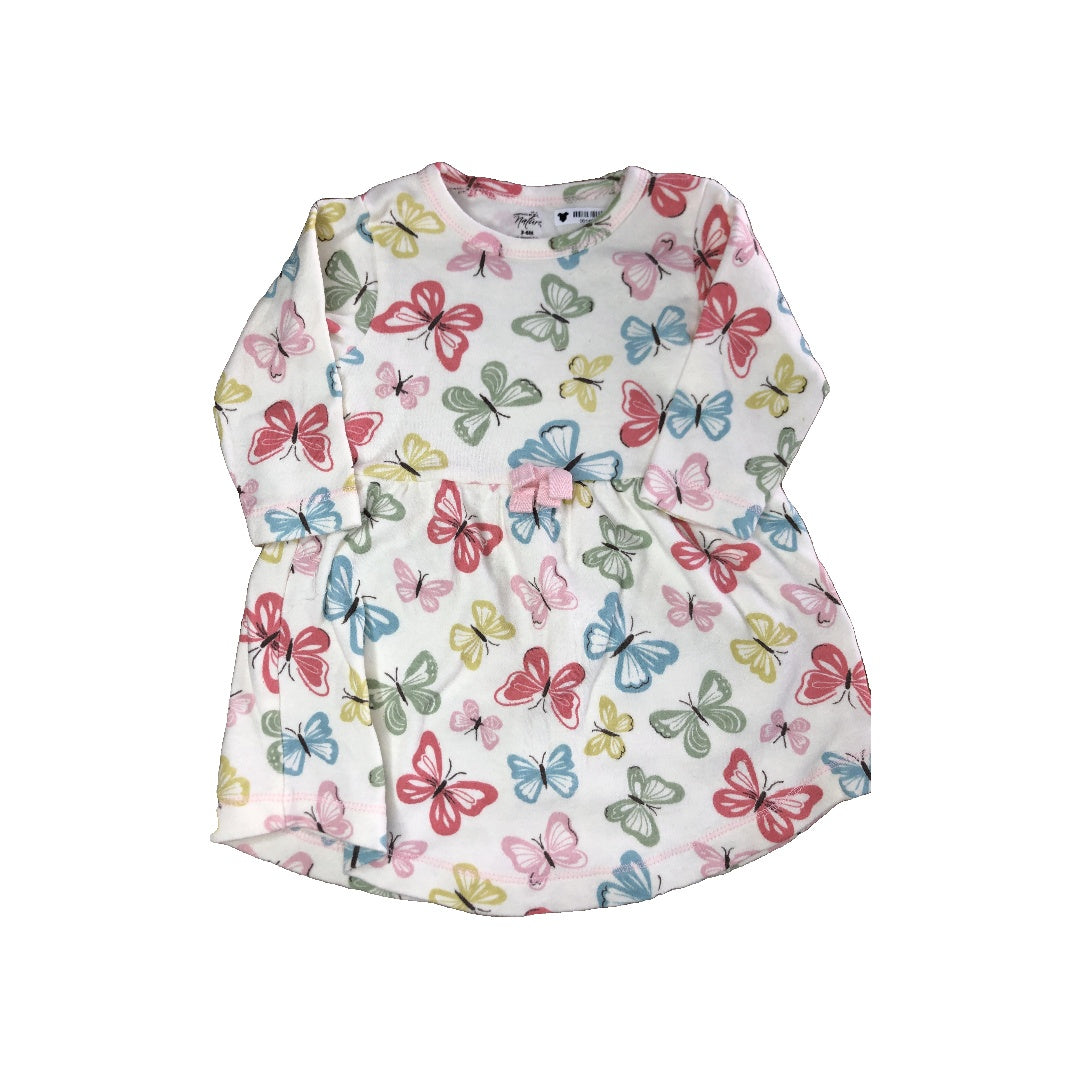 Touched by Nature Girls White | Butterfly Dress Size: 3-6 months White | Butterfly