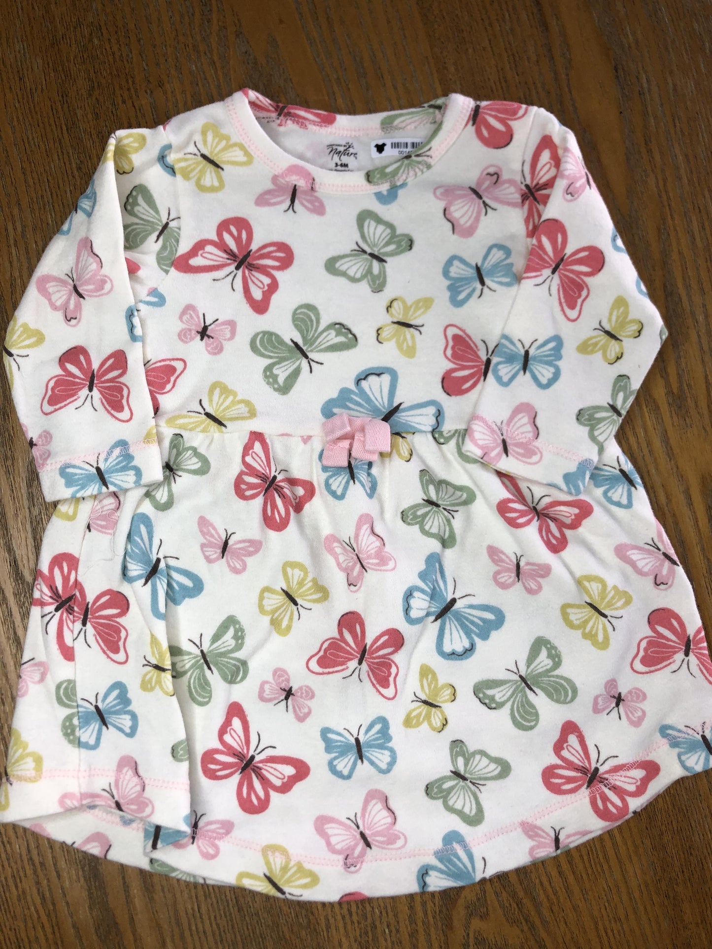 Touched by Nature Girls White | Butterfly Dress Size: 3-6 months White | Butterfly