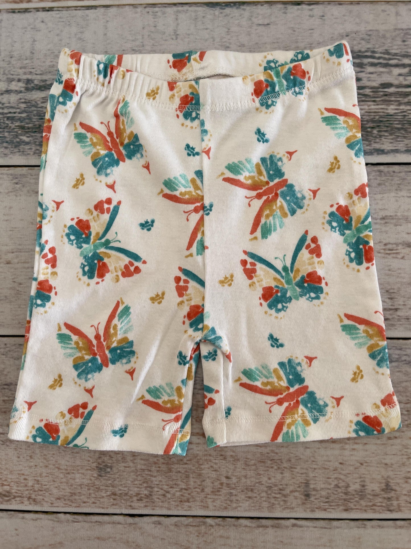 Burt's Bees Girls White | Butterfly Pajamas Size: 18-24 months White | Butterfly