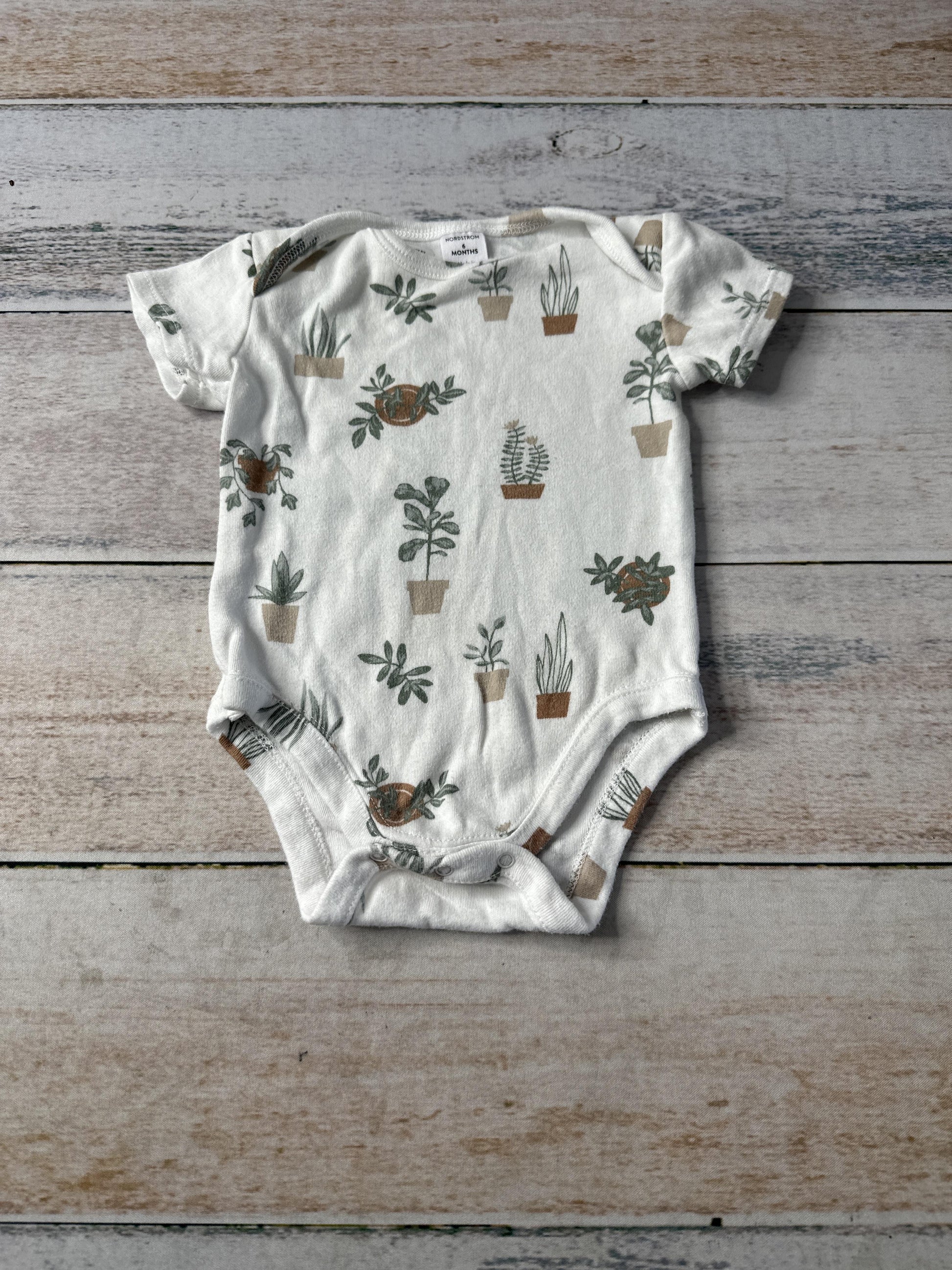 Nordstrom Unisex White | Cactus Onesie Size: 6 months White | Cactus