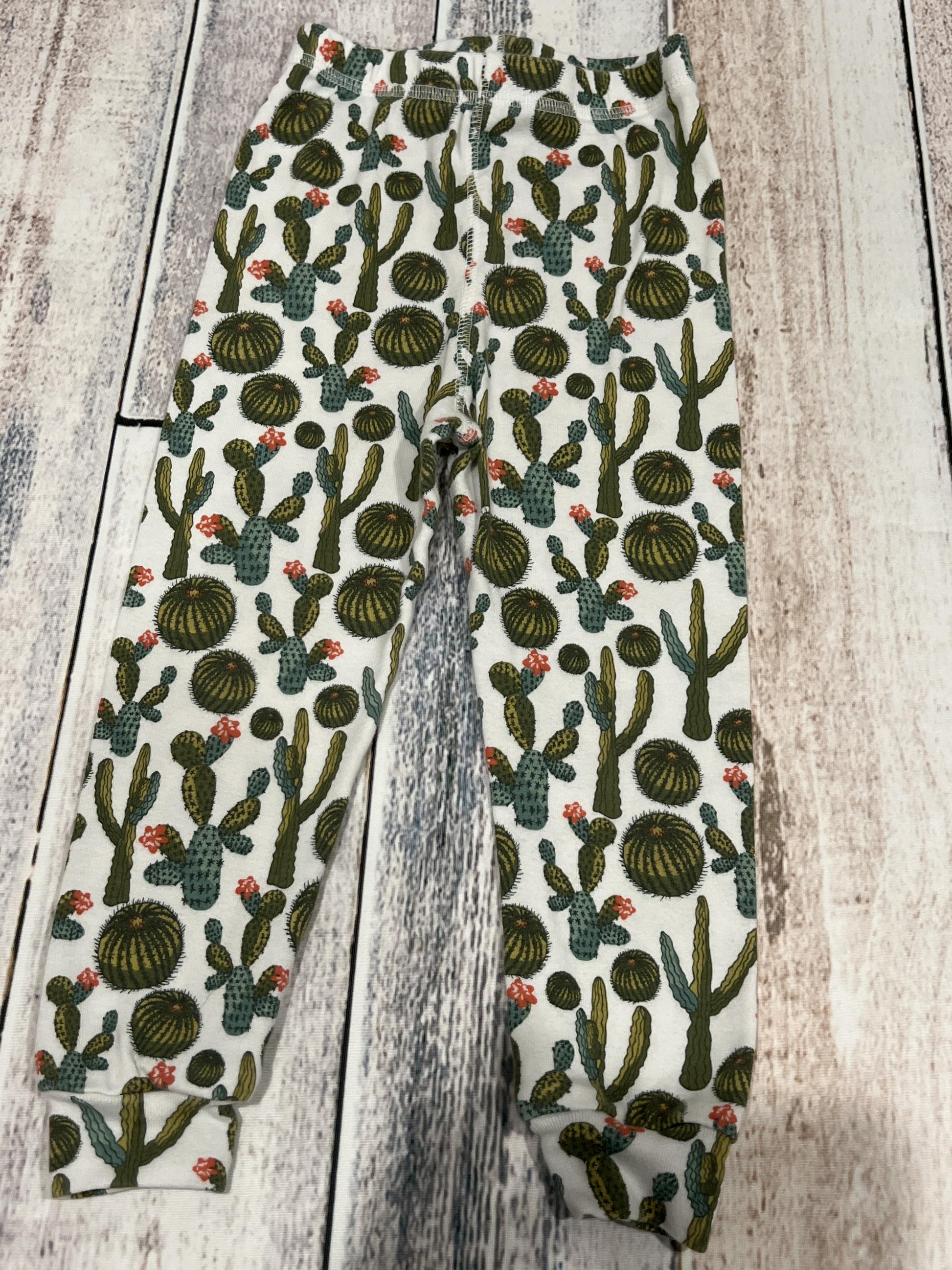 Thingamajiggiestkids Unisex White | Cactus Pants Size: 4T White | Cactus