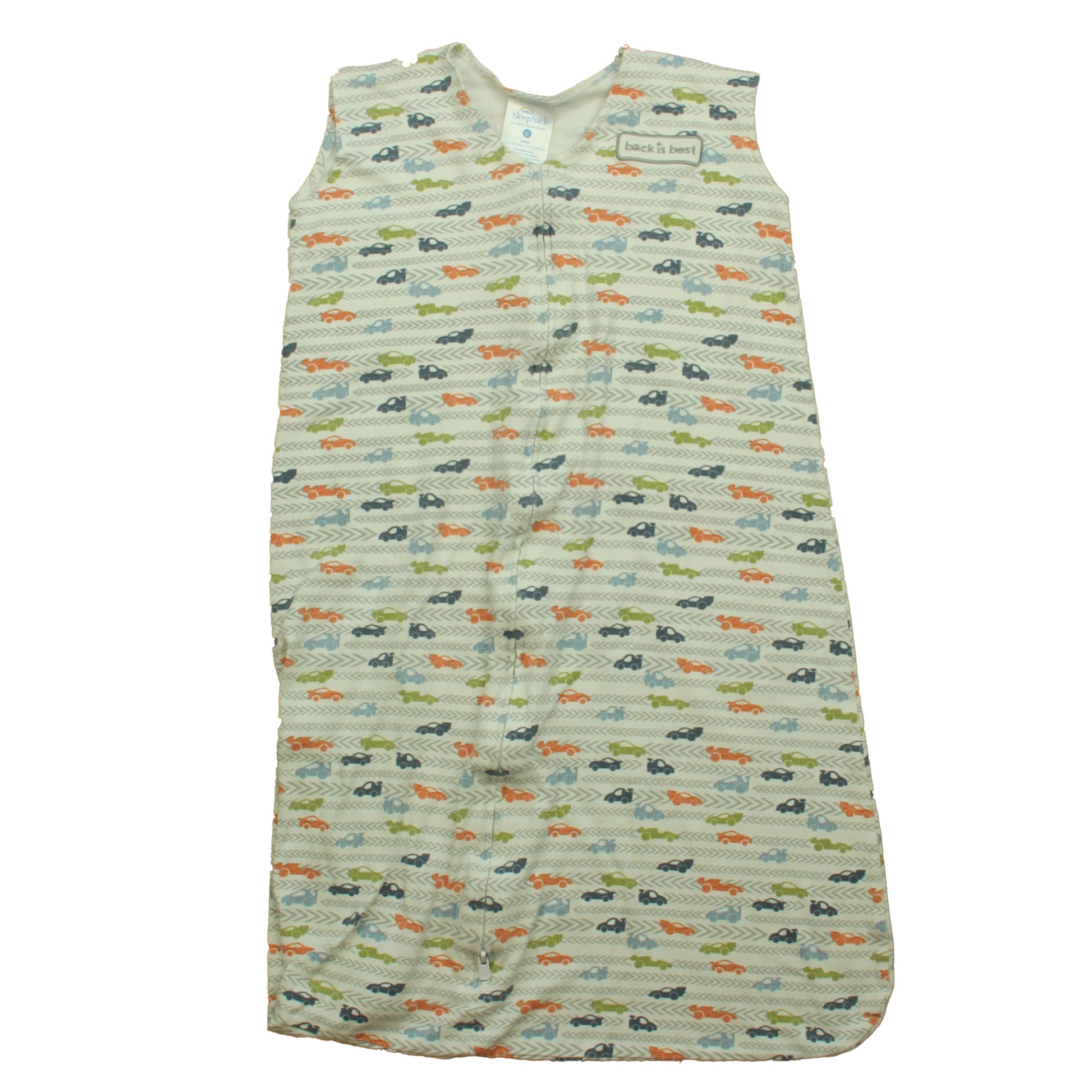 Halo Boys White | Cars Sleepsack Size: 12-18 Months White | Cars