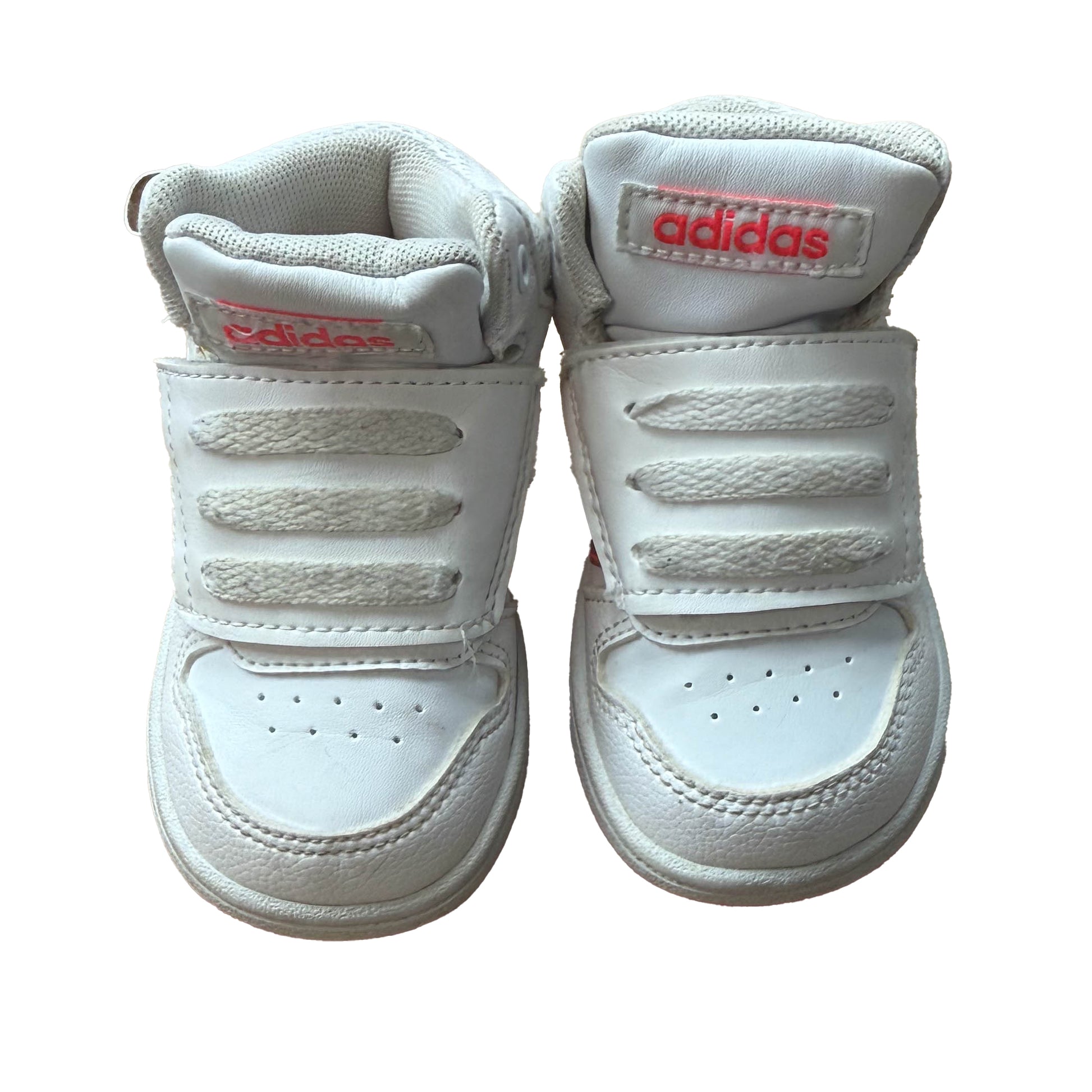 Adidas Girls White | Coral Metallic Sneakers Size: 5 Toddler White | Coral Metallic
