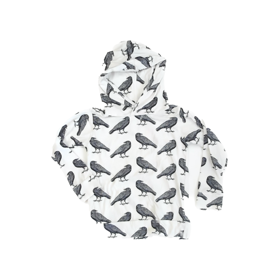 Kate Quinn Girls White | Crows Sweatshirt Size: 7 Years White | Crows