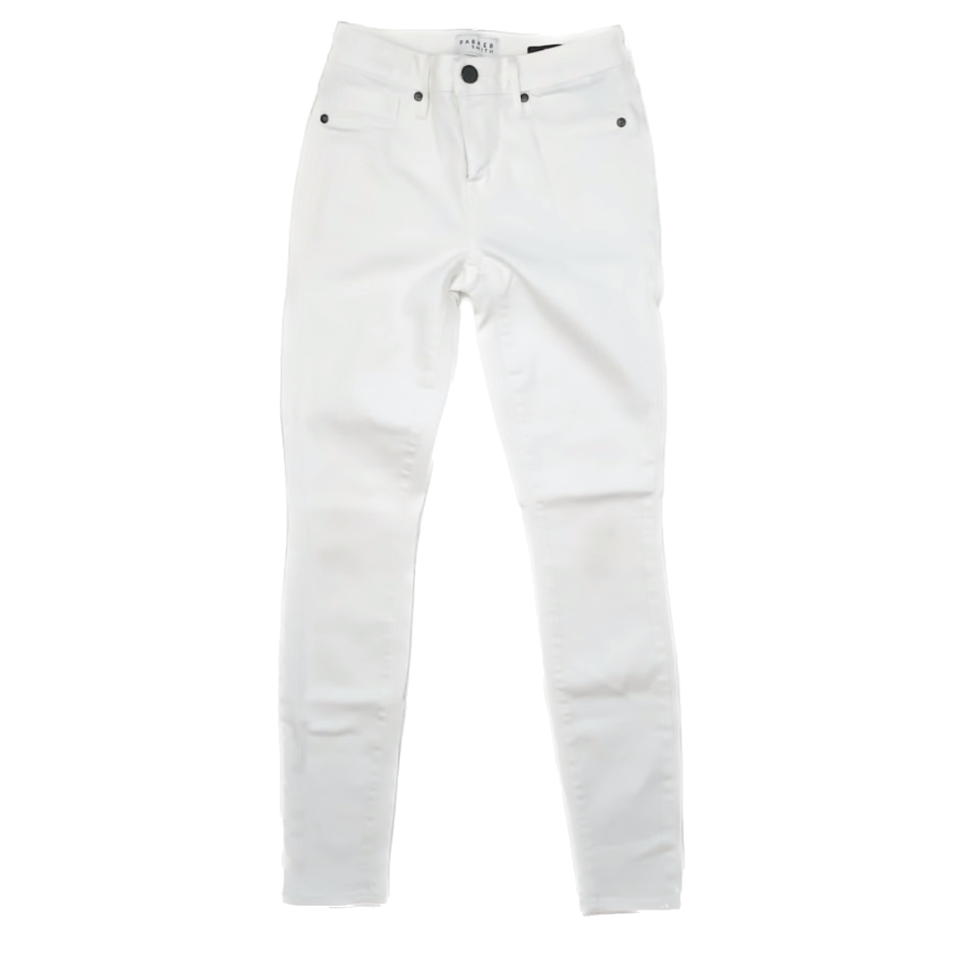 Parker Smith Girls White Denim Jeans Size: 2/26 White Denim