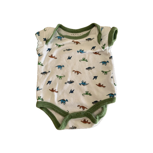 Boys White | Dinosaur Onesie Size: 0-3 months White | Dinosaur