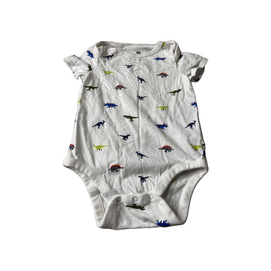 Gap Boys White | Dinosaur Onesie Size: 18-24 months White | Dinosaur