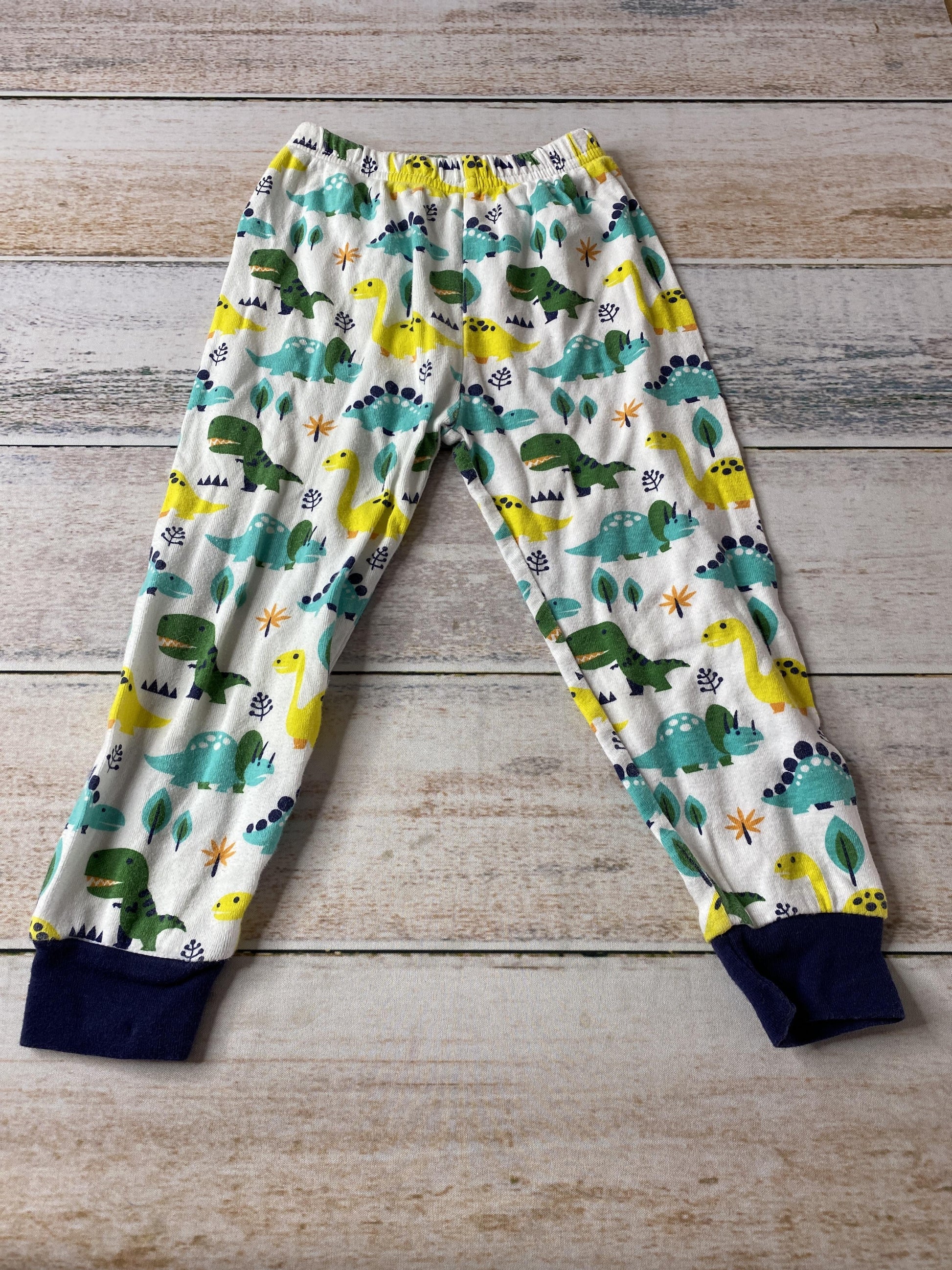 Bebebear Boys White | Dinosaur Pajamas Size: 3T White | Dinosaur