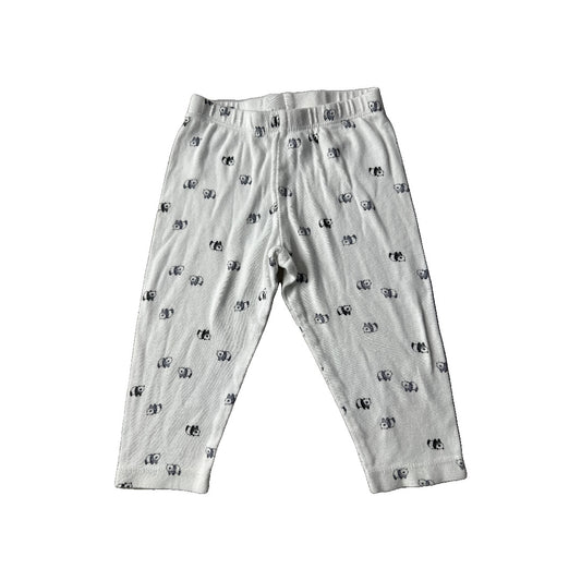 Carters Unisex White | Elephant Pants Size: 12 months White | Elephant