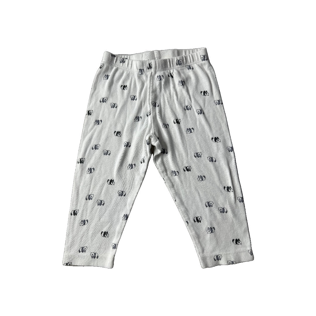 Carters Unisex White | Elephant Pants Size: 12 months White | Elephant