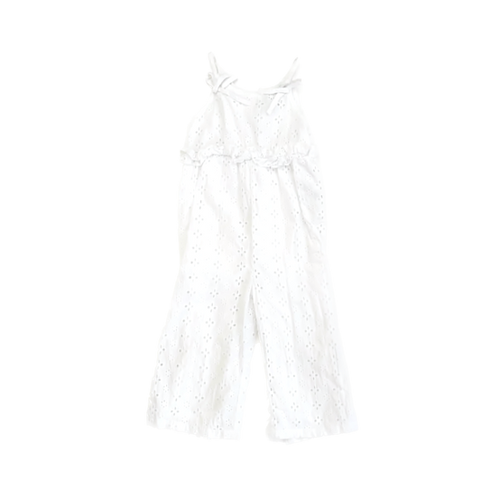 Habitual Girls White Eyelet Romper Size: 2T White Eyelet