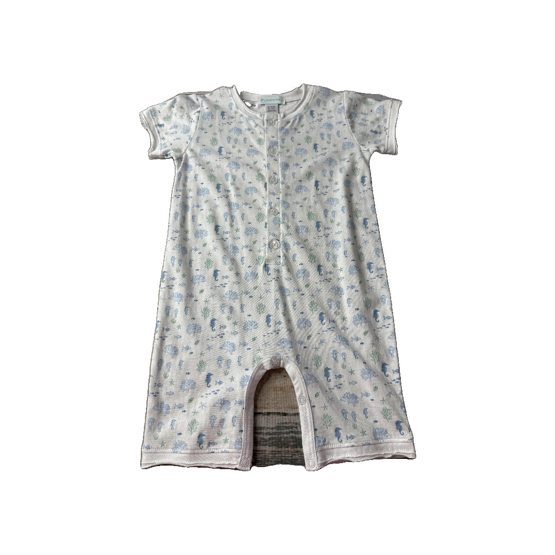 Feather Baby Boys White | fish Romper Size: 18-24 months White | fish