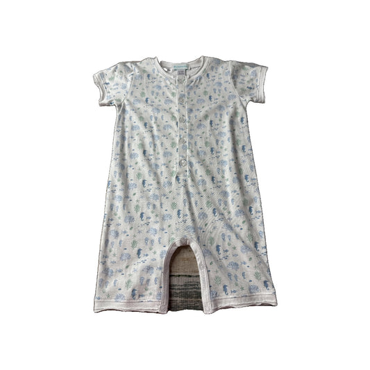 Feather Baby Boys White | fish Romper Size: 18-24 months White | fish