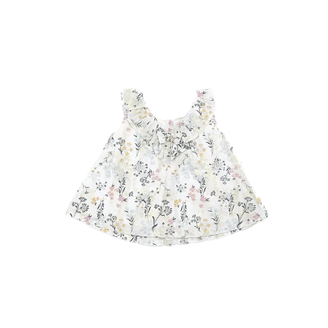 Joie Girls White Floral Tank Top Size: 3T White Floral