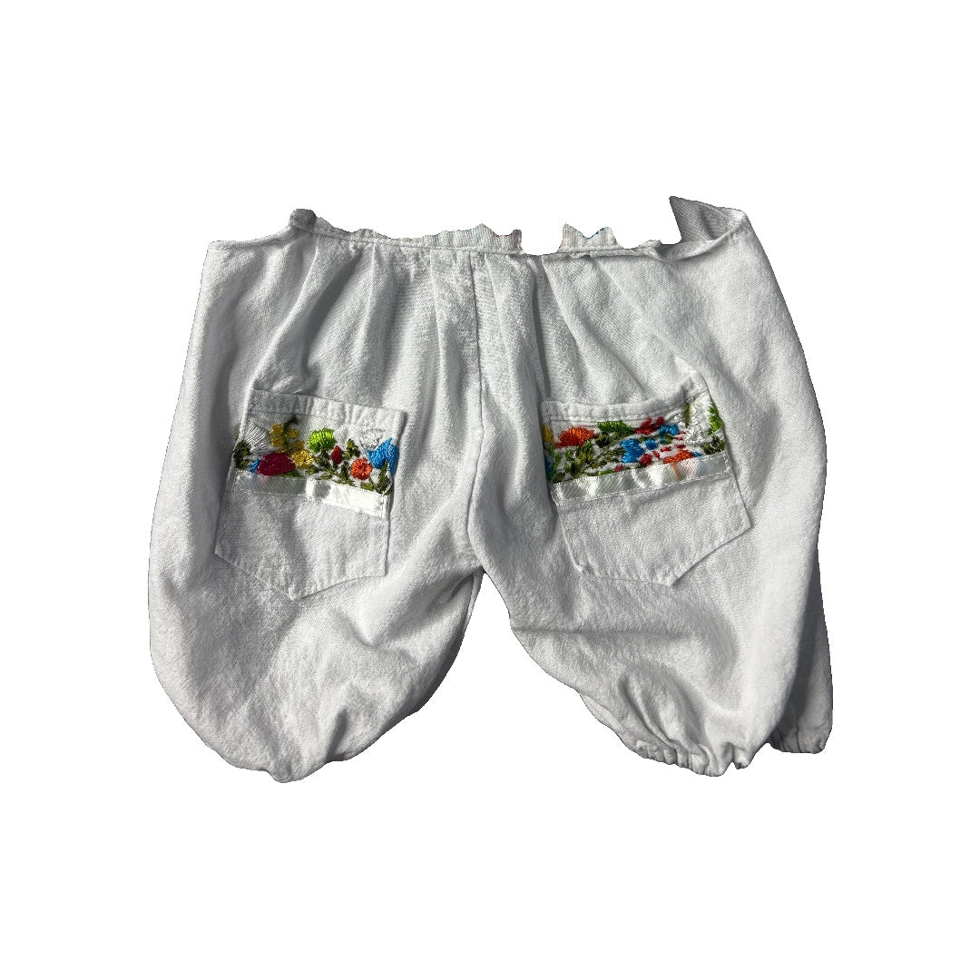 Girls White | Floral Romper Size: 12-18 months White | Floral