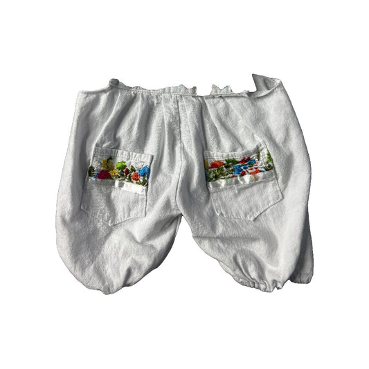 Girls White | Floral Romper Size: 12-18 months White | Floral
