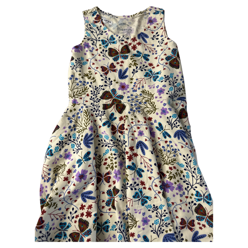 Mightly Girls White | Floral Dress Size: 5T White | Floral