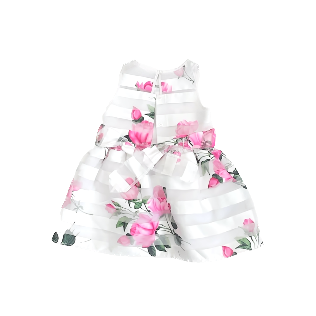 Pippa & Julie Girls White Floral Special Occasion Dress Size: 3T White Floral